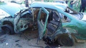 В Донбассе взорвался автомобиль с сотрудниками СБУ