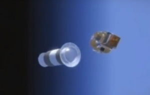 Головной блок с 73 спутниками отделился от ракеты "Союз-2.1а"