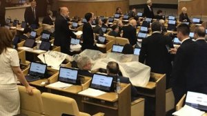 [Стабильность дотянулась до Думы]Заседание Госдумы прервали во время выступления Яровой из-за протечки крыши