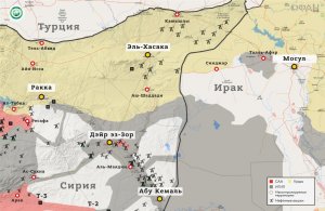 Сирийские правительственные войска вошли на территорию провинции Дейр-эз-Зор с северо-западного направления