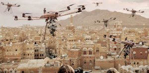 Оружейная компания установила на квадрокоптер пулемет