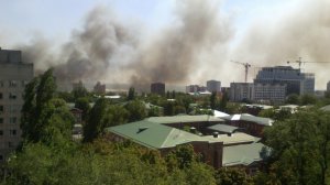 Более 36 жилых домов уничтожил крупный пожар в Ростове-на-Дону