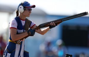 Российские стрелки завоевали золото чемпионата мира в смешанном командном ските (В финале Николай Теплый и Надежда Коновалова победили спортсменов из США)