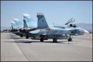 Истребитель Су-27 разбился в американском штате Невада