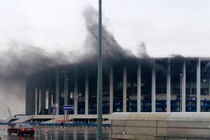 В Нижнем Новгороде загорелся строящийся стадион к ЧМ-2018