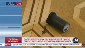 Депутат бросил дымовую шашку на заседании в Раде