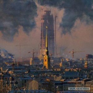Строители в Петербурге за 827 дней сделали «Лахта центр» самым высоким зданием в Европе