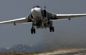 Су-24 разрушился при взлете с авиабазы ВКС РФ в Сирии