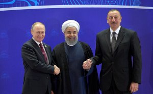 Транспортный коридор от Залива до Хельсинки, единые электросети. О чём ещё договорились Рухани, Алиев и Путин