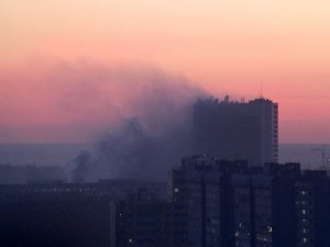 В штаб-квартире службы внешней разведки в Москве произошел пожар