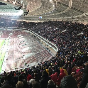 В "Лужниках" прошел первый после реконструкции матч, организация – полный провал