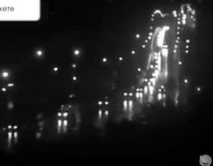 В Луганск зашла большая колонна военной техники