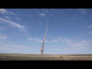Минобороны показало видео испытания новой противоракеты на полигоне Сары-Шаган