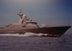 В Крыму построят малый ракетный корабль, который способен нести на борту ракеты "Калибр" и "Оникс"