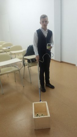 В Красноярске школьник сконструировал электронную замену собаке-поводырю для слабовидящих людей