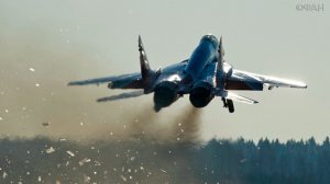 Летчик ВВС Сирии на МиГ-29 показал мастерский пилотаж