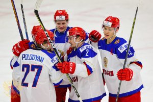 Молодёжная сборная России по хоккею обыграла Белоруссию в матче МЧМ и вышла в плей-офф