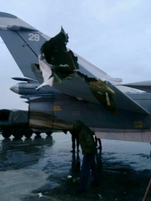 Журналист опубликовал фото последствий атаки на российскую авиабазу в Сирии