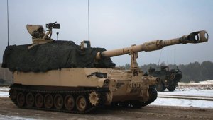 В Германии остановили конвой с американскими гаубицами