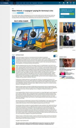 Страсти по Польше ведут к развалу Евросоюза