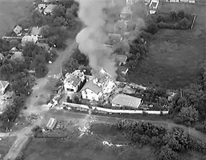 Видео артиллерийского обстрела объектов ВСУ под Донецком