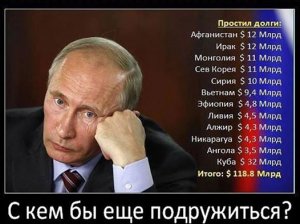 Путин простил Киргизии долг на $240 млн