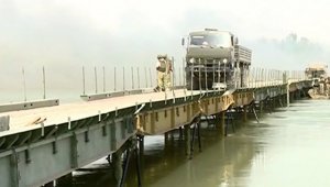 Минобороны заподозрило США в намеренном разрушении российского моста в Сирии  (На плотине без необходимости были открыты шлюзы)