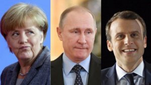 Владимир Путин в телефонном разговоре с Эммануэлем Макроном и Ангелой Меркель обсудили обстановку в Сирии в контексте «развития ситуации в Восточной Гуте и обеспечения гуманитарного доступа»