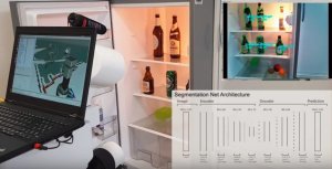 Робот открывает холодильник и приносит пиво