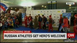 [«Со щитом...»*] CNN: дома  российских спортсменов встретили, как героев, несмотря на допинговый скандал и запрет на российский гимн и флаг