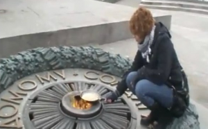 [не их герои - не те могилы] ЕСПЧ: осквернившая Вечный огонь в Киеве украинка имела право на самовыражение