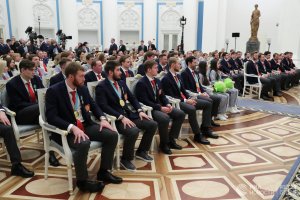 Путин вручил госнаграды российским спортсменам-призерам Олимпиады