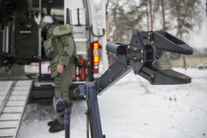 Российские саперы получили робототехнический комплекс "Кобра-1600"