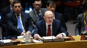 14 апреля 2018 Заседание Совета Безопасности ООН в связи с агрессией США и их союзников против Сирийской Арабской Республики