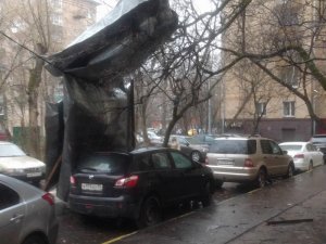 Шторм в Москве 21 апреля 2018
