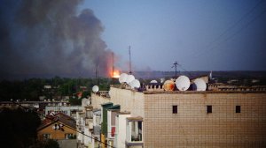 Под Харьковом продолжают гореть склады с боеприпасами