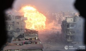 [Чемодан, вокзал, Идлиб] Генштаб заявил об уничтожении боевиков в западной части лагеря "Ярмук" - последнем оплоте террористов в сирийской столице
