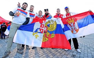 «Украина нас предала. Вы — нет». ЧМ снова объединил сербов и русских  (Болельщики сборной Сербии — о любви к России, Путине и скандале с Джакой и Шакири)