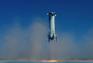 Blue Origin успешно посадила ракету и капсулу "с экипажем" после испытательного запуска
