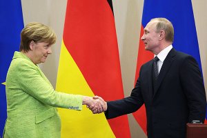 Владимир Путин встретится с Ангелой Меркель 18 августа в Германии