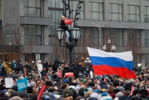 Навального отправили под арест на 30 суток