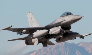 В Бельгии на авиабазе  взорвался истребитель F-16