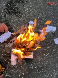Жители сирийских Голан сожгли «карты избирателей», выданные оккупационными властями Израиля