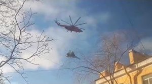 Переброска Су-27 с помощью вертолета попала на видео