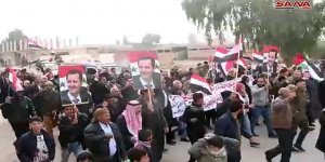 Жители провинции Ракка протестуют против угроз Турции начать агрессию на сирийской территории