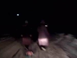 Наезд пьяного полицейского на пенсионерок в Чувашии попал на видео