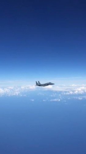 В Сети обсуждают видео жесткого перехвата Су-27 самолета НАТО