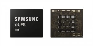 Samsung запустили производство нового чипа памяти eUFS 2.1 емкостью в 1 ТБ