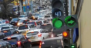 В России тестируют «умные» японские светофоры