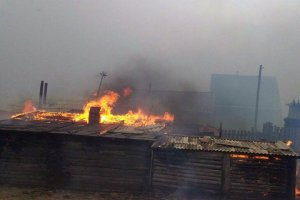 Пожары охватили поселения в Забайкалье